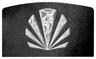 DACRO-602-SL-SH-BK Silver Sunburst Shimmer Black